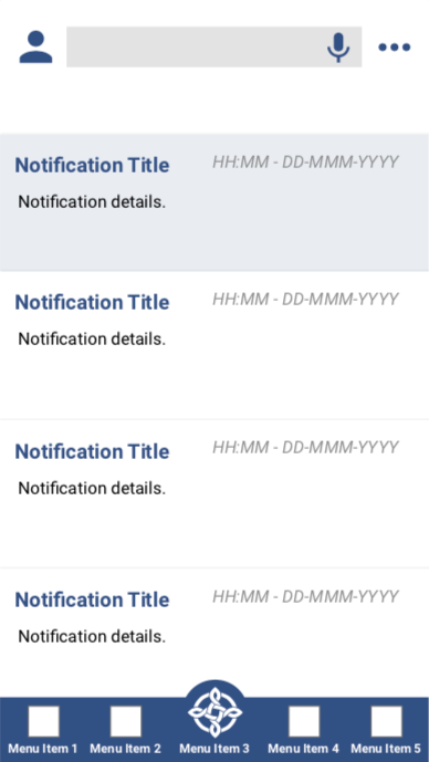 Notifications Page